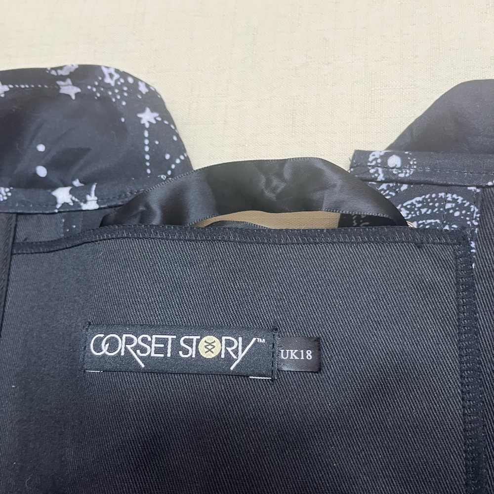 Corset Story size 14 (UK18) cotton astronomy corset top - Picture 7 of 16